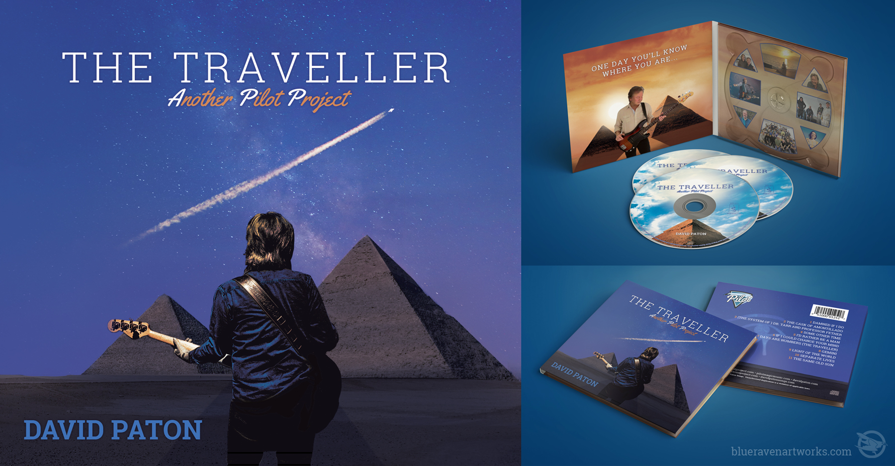 The Traveller: Another Pilot Project Album Art & Packaging Design