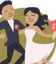Hasina & Andry Wedding Graphic