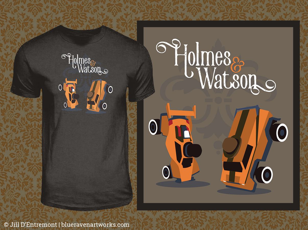 Holmes & Watson T-Shirt Design