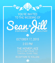 Sean + Jill Wedding Invitations