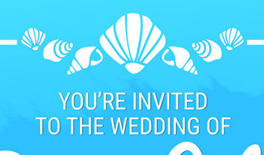 The Wedding of Sean & Jill Invitation Design